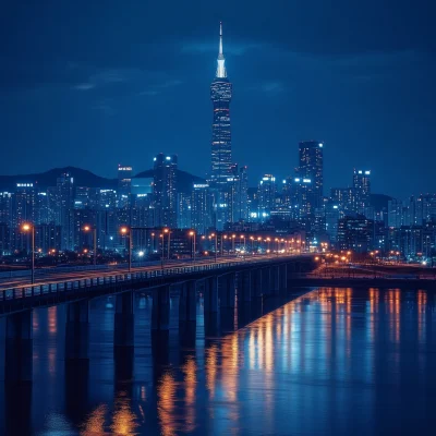 Night Lights of South Korea