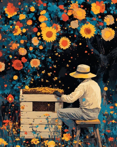 Beekeeper at Work