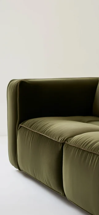 Green Velvet Sofa