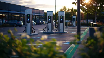 Supermarket Electric Vehicle Charging Station