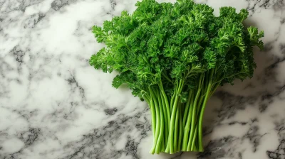 Minimalistic Green Vegetables Arrangement