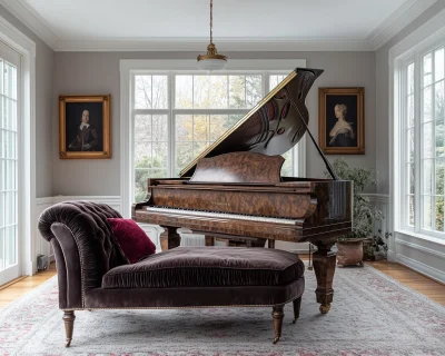 Elegant French Provincial Living Room