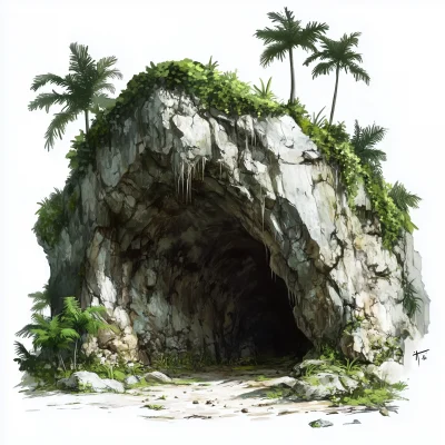 Jungle Cave Entrance