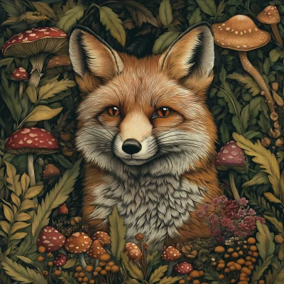 Red Fox in the Forest