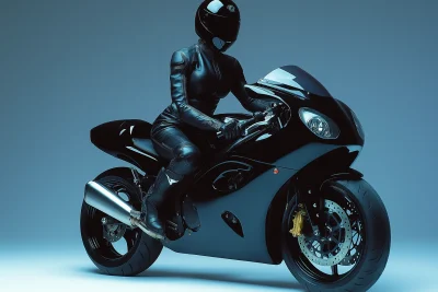 Confident Biker