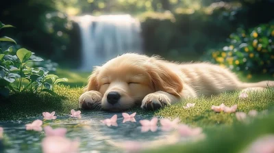 Sleeping Golden Retriever