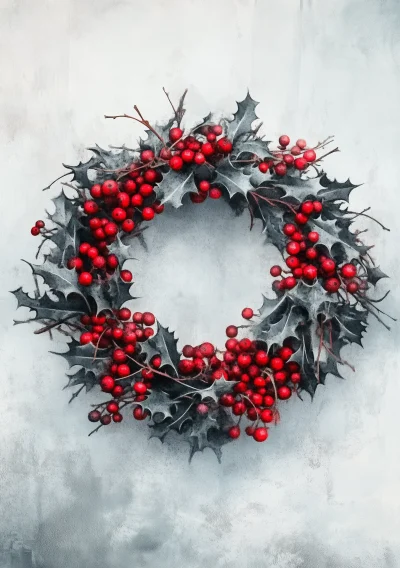 Christmas Wreath Art