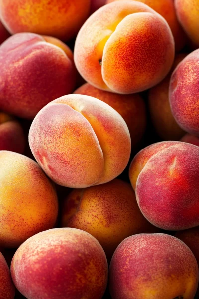 Close-Up of Peaches