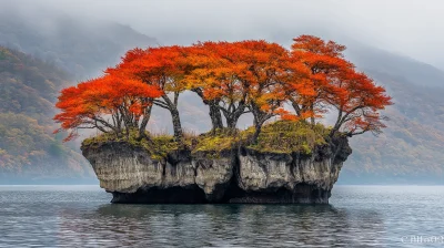 Maple on Jingpo Lake