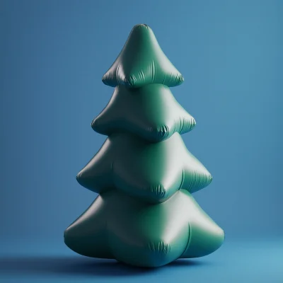 Minimalistic Inflatable Christmas Tree