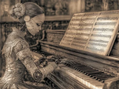 Victorian Robot Pianist