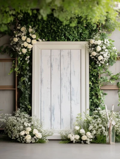 Floral Frame Backdrop