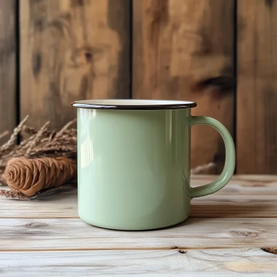 Large Enamel Mug