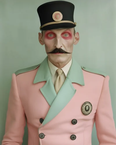 Surreal Policeman Portrait