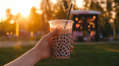 Golden Hour Bubble Tea