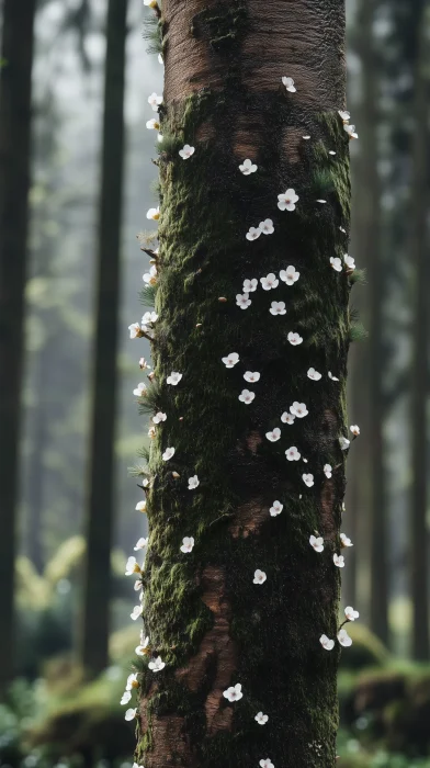 Pine Tree in Bloom