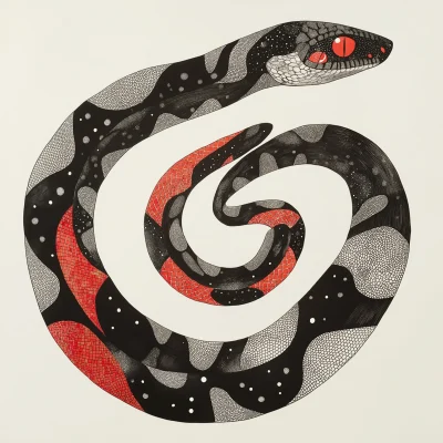 Coral Snake Illustration