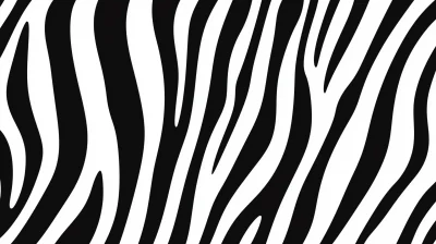 Seamless Zebra Stripe Pattern