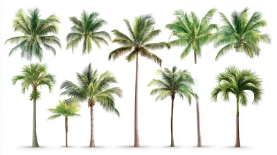 Isolated Palm Trees