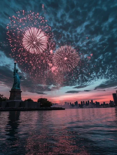 Statue of Liberty Fireworks