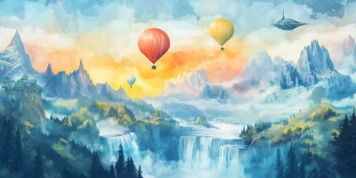 Whimsical Balloon Adventure