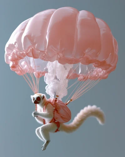 Lemur Parachuting Adventure