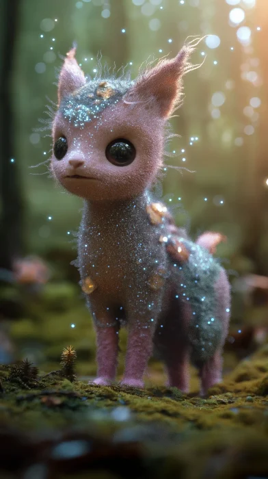 Glittering Baby Creature