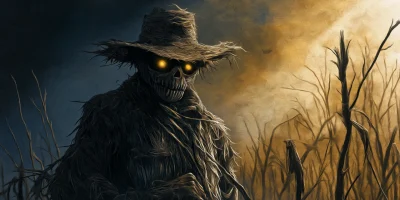 80s Horror Comic Scarecrow