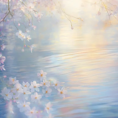 Ethereal Spring Reflection