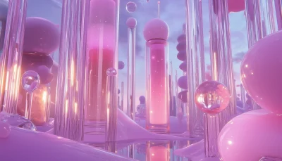 Futuristic Lipgloss Factory