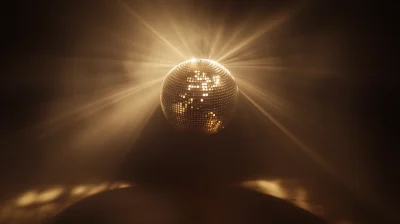 Dazzling Disco Ball Reflections