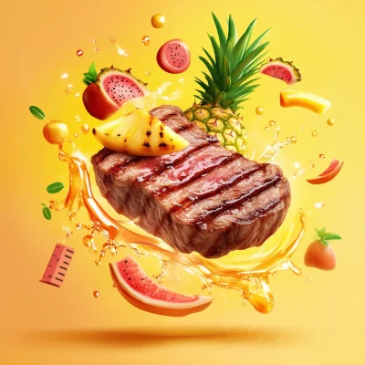 Fruit Beef Steak Packaging