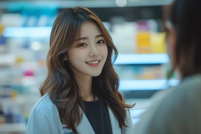 Pharmacist Assisting Customer