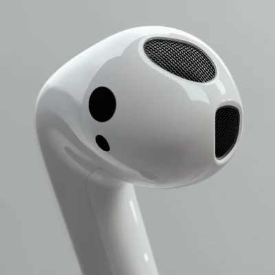 Close Up of AirPods Camera Lens