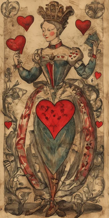 Queen of Hearts Marginalia