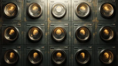 Wall of Washing Machines