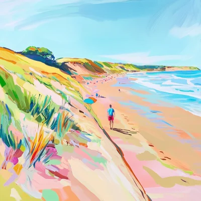 Blundellsands Beach Painting