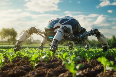 Futuristic Agricultural Robot