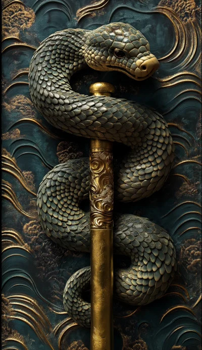 Giant Python and Golden Cudgel