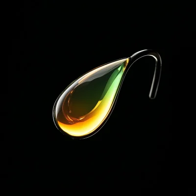 3D Women’s Glass Effect Nose Pin