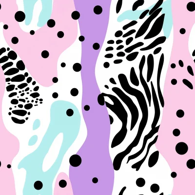 Pastel Animal Print Pattern