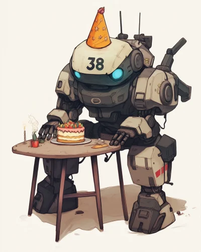 Birthday Mech Celebration