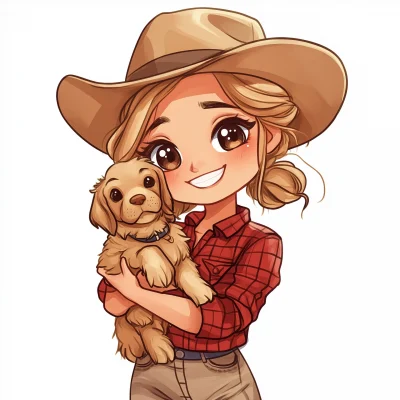 Female Chibi Cowboy