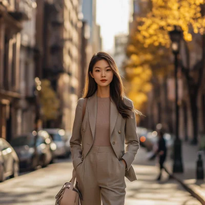 Confident Woman in NYC