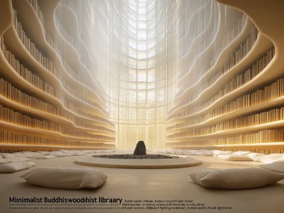 Minimalist Buddhist Library