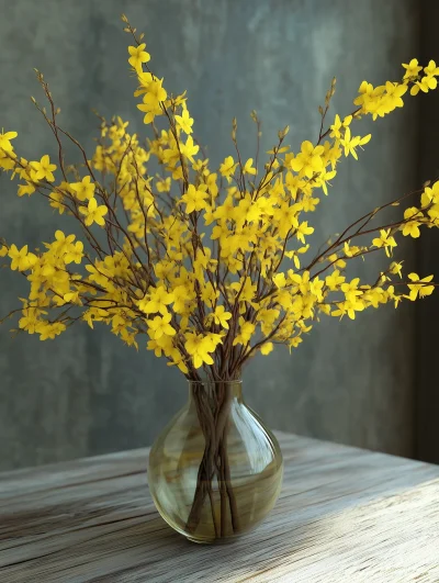Forsythia in Bloom