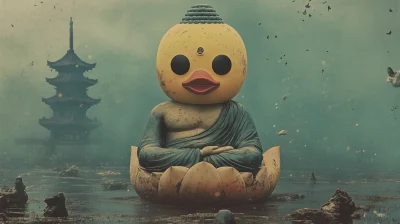 Buddha on a Rubber Duck