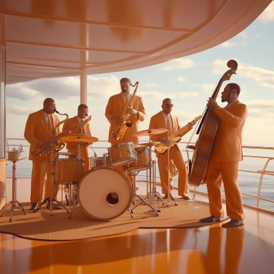 Jazz Band on a Cruise Ship