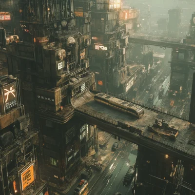 Cyberpunk Cityscape