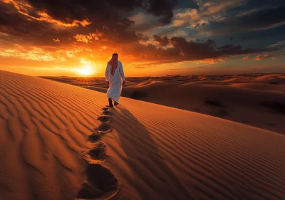 Walking in the Sahara